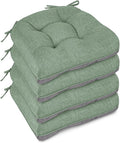 Non Slip Chair Cushions for Dining Chairs Set of 4 Kitchen Chair Cushions by FlyGulls
