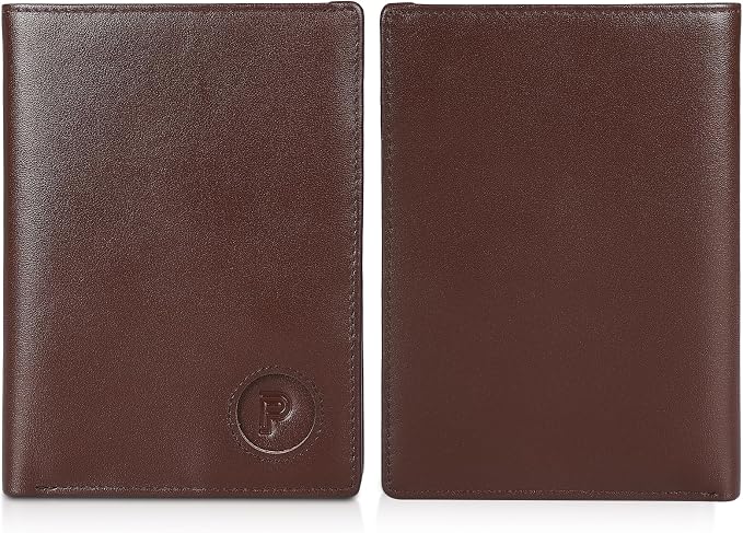 Polare Luxury RFID Blocking Leather Passport Holder Travel Wallet - Image 8