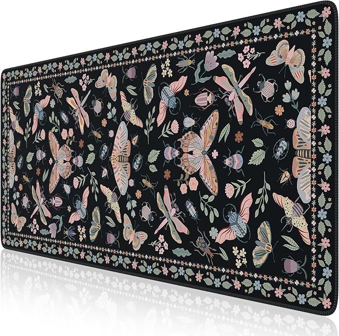 iCasso Black Large Mouse Pad, Desk Matt - Image 2