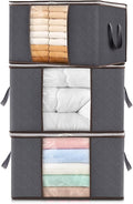 Lifewit 3 Pack 60L Clothes Storage Bins by Lifewit