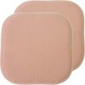 Sweet Home Collection Chair Cushion Memory Foam Pads Honeycomb Pattern Slip Non by SweetHomeCollection