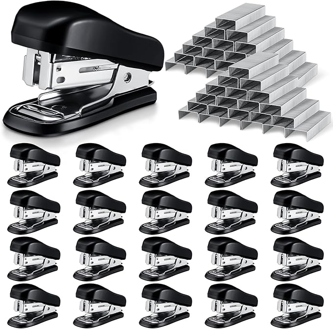Sherr 10 Pack Mini Staplers Bulk by Sherr