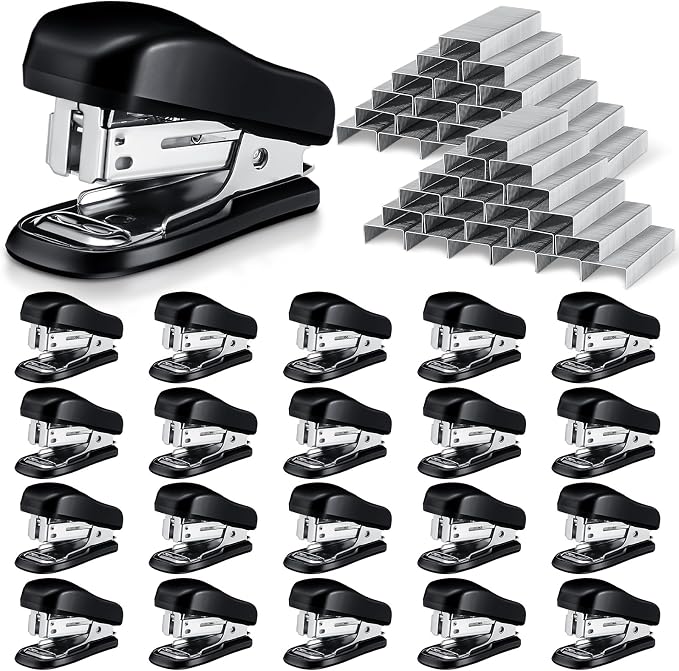 Sherr 20 Pack Mini Staplers Bulk by Sherr