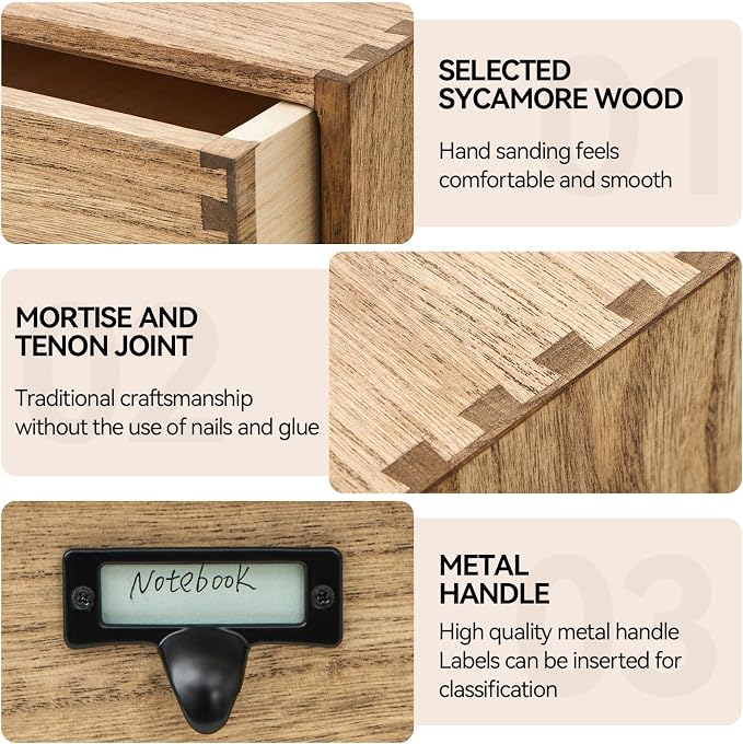 KIRIGEN Wooden Desk Organizer - Image 4