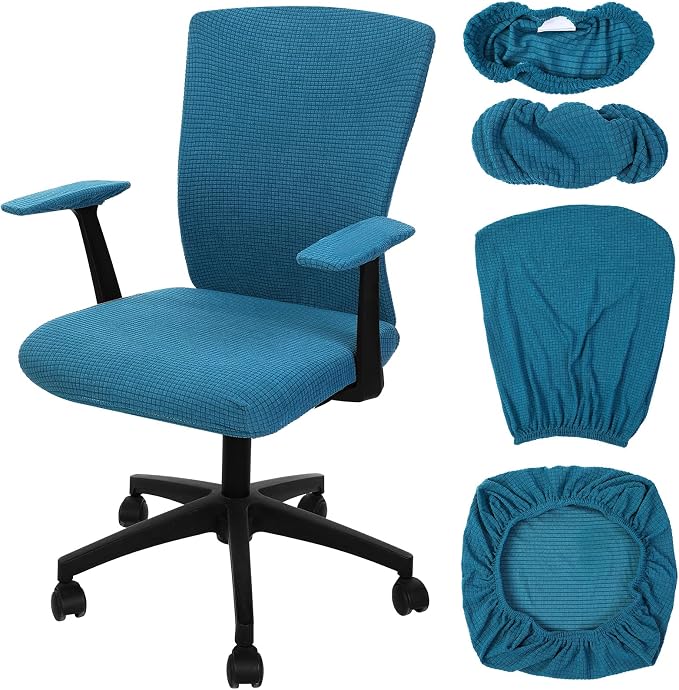 Tallew 4 Pcs Office Chair Covers Set Computer Universal Protective Stretchable by Tallew