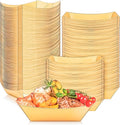 150 Pack 5LB Extra Large Paper Food Boats Trays Disposable Paper Boat Plate by MotBach