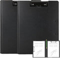 2 Pack Foldable Clipboards, A4 Office Clipboard Folder by MUYICS