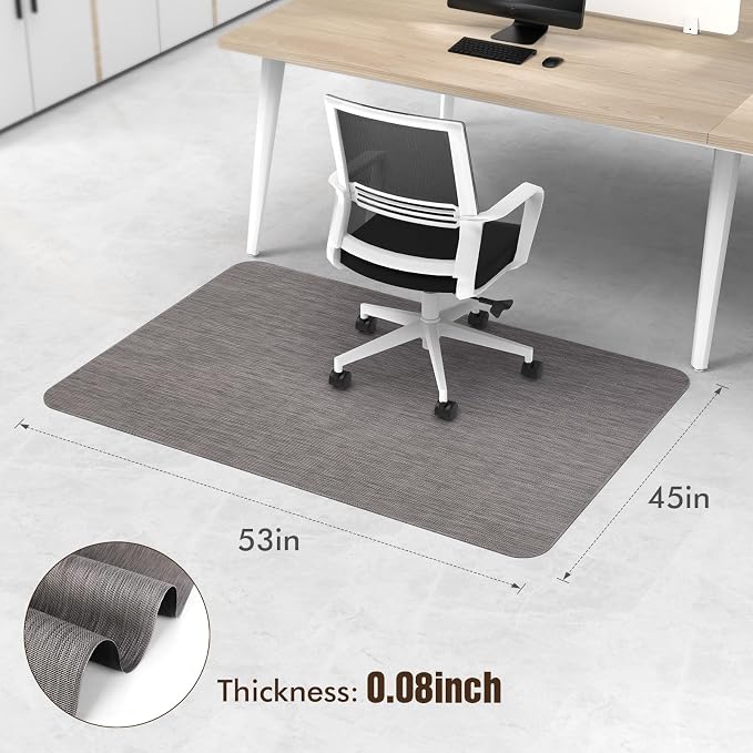 Blvornl Office Chair Mat for Hardwood Floor, Large Anti-Slip Hard Floor - Image 2