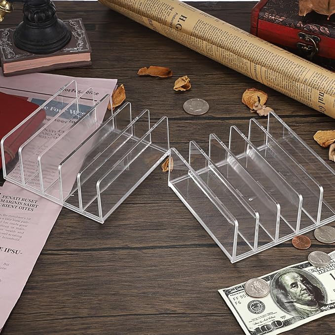 Hipiwe 2-Pack Acrylic File Organizer - Image 4