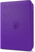 Premium Zip Card Binder, Fabmaker 9 Pocket Trading Card Binder, PU Cover Zipper by Fabmaker
