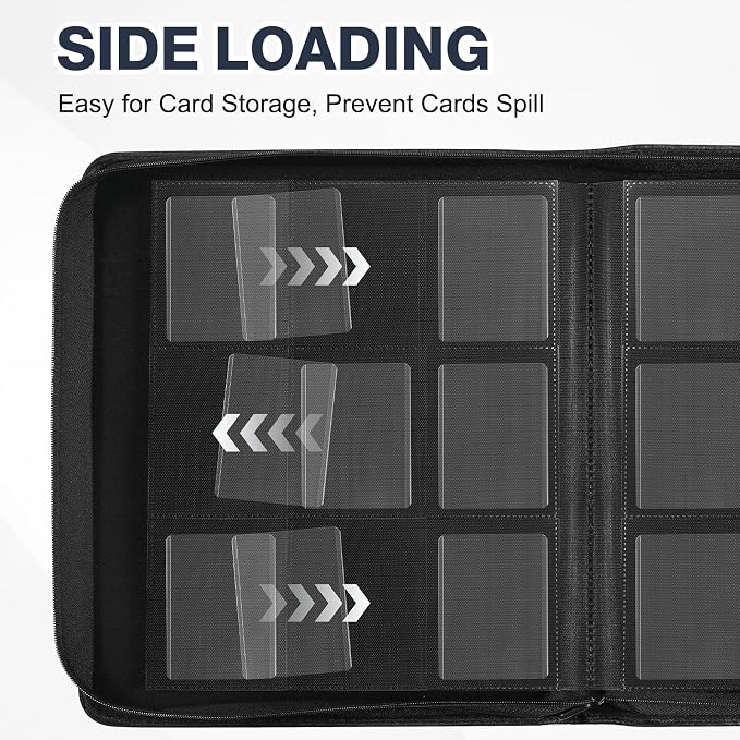 Toploader Binder, Holds 360 Toploaders, 100 Toploaders INCLUDED, 9-Pocket PU - Image 7
