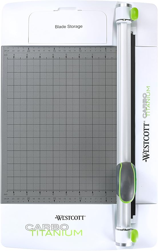 Westcott 12" CarboTitanium 45mm Rotary Metal Base Trimmer - Image 2