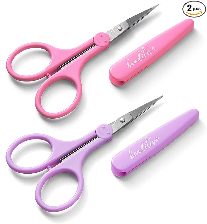 Beaditive High Precision Detail Scissors Set Sharp, Fine Tips | Paper Cutting by Beaditive