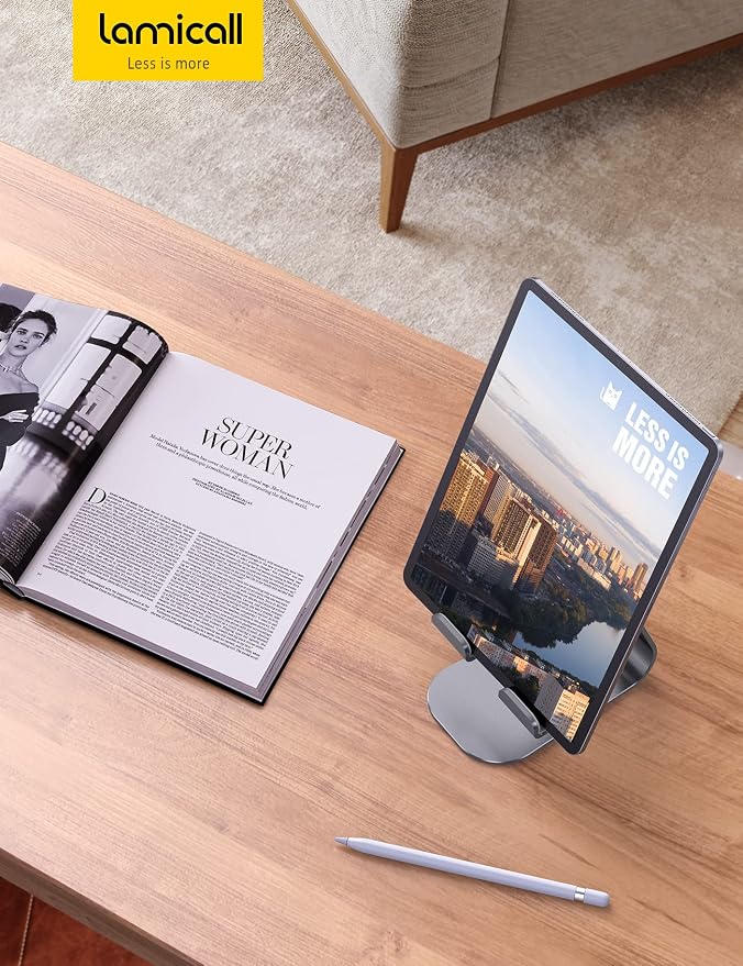Lamicall Tablet Stand Adjustable, Tablet Stand : Desktop Stand Holder Gifts - Image 7