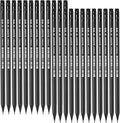 M&G BLACKOO Series 2B Wood-Cased Pencils, Bulk Black Pencils by MG
