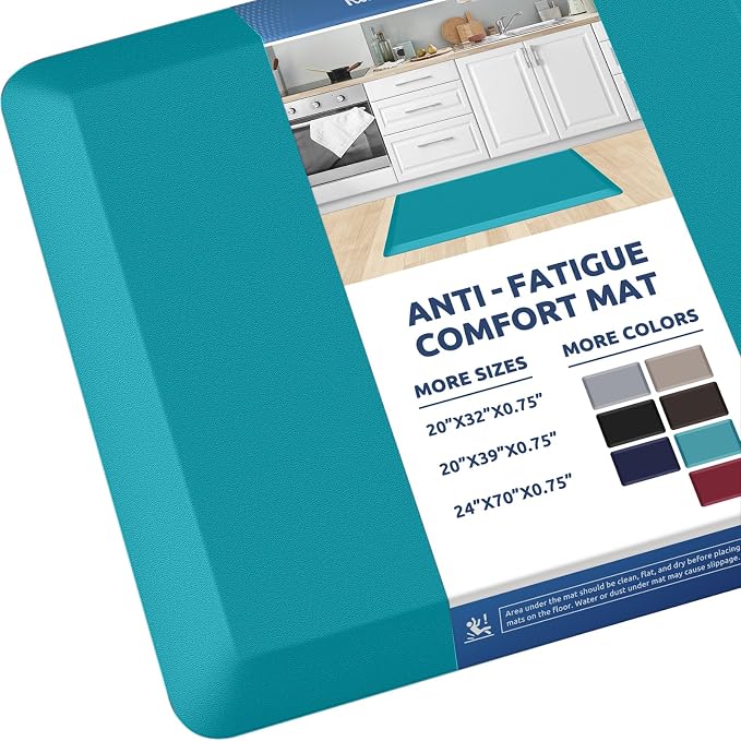 KitchenClouds Kitchen Mat Cushioned Anti Fatigue Rug 20"x32" Water Resistant by KitchenClouds