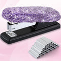 Yexiya Purple Sparkle Bling Stapler by Yexiya