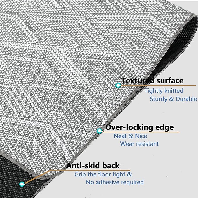Chair Mat for Hardwood & Tile Floor, Anti Slip, Floor Protector for Home Office - Image 3