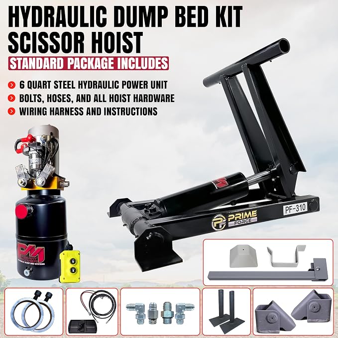 3 Ton Dump Trailer Hydraulic Scissor Hoist Kit | Standard Kit | Hydraulic Dump - Image 2