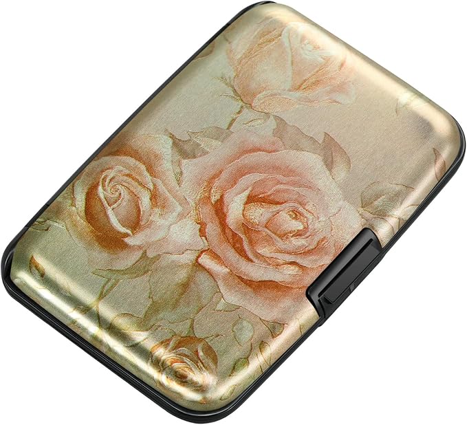 ELFISH Mini RFID Aluminum Wallet Credit Cards Holder Business Card Case Metal by ELFISH