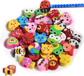 35PCS Fun Animal Fruit Pencil Topper Erasers by Jsehchya