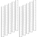 Chuangdi 20 Pieces 12 Inch Rulers Bulk Plastic Colorful Rulers by Chuangdi