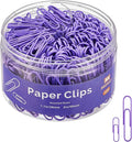 NEEWAY 450pcs Paper Clips Assorted Sizes, Small and Large Paper Clips, Coated by NEEWAY