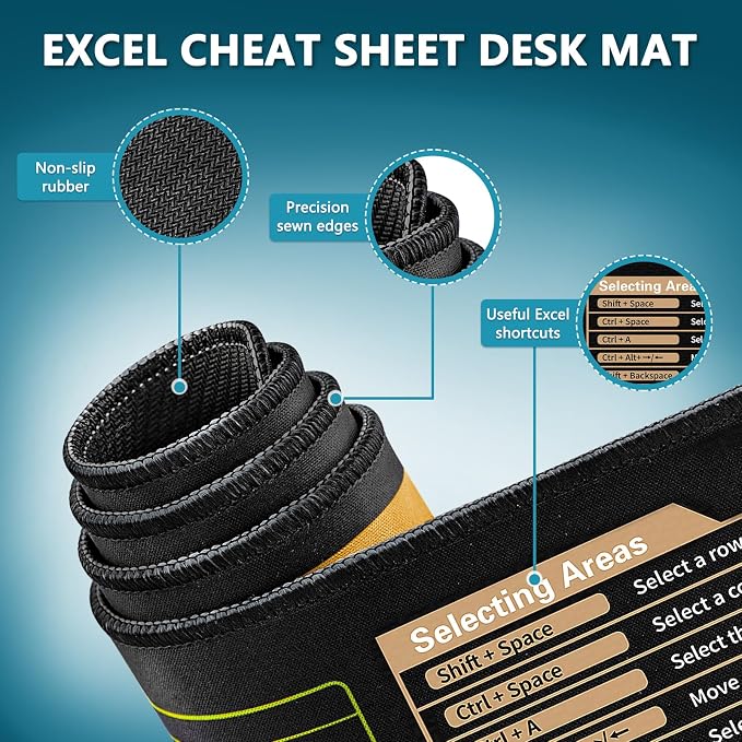 Excel Cheat Sheet Desk Pad - Image 2