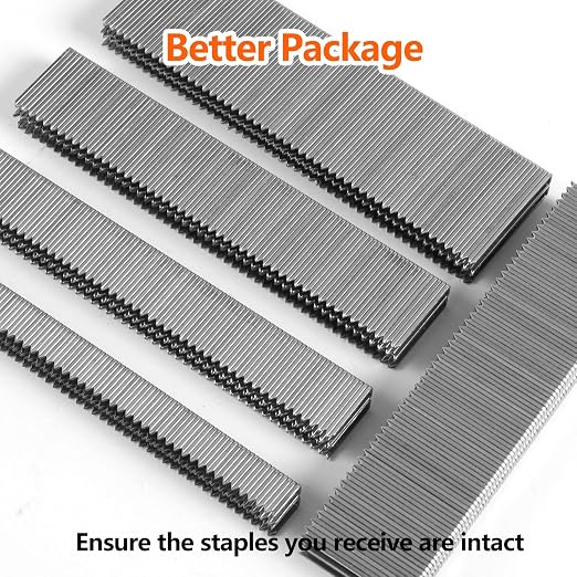 1000-Count 1 Inch Length, 18 Gauge 1/4 Inch Narrow Crown Staples, Heavy Duty - Image 3