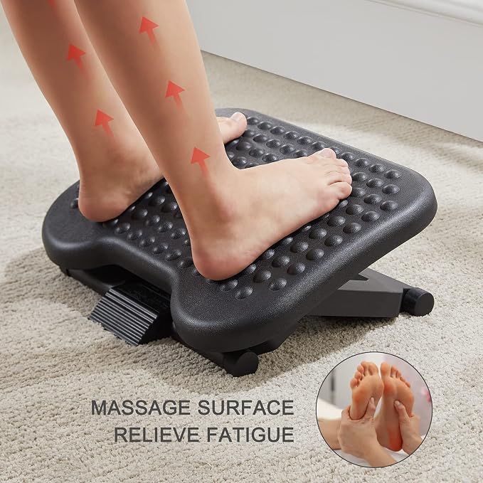 HUANUO Adjustable Desk Footrest, Foot Rest - Image 3
