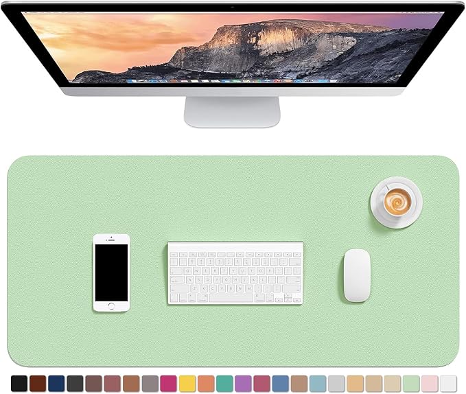 Hsurbtra Desk Pad, XL Extended Mouse Pad, Waterproof Desktop Blotter Protector by Hsurbtra