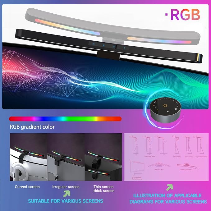 ONWAY Curved Monitor Light Bar - Image 3