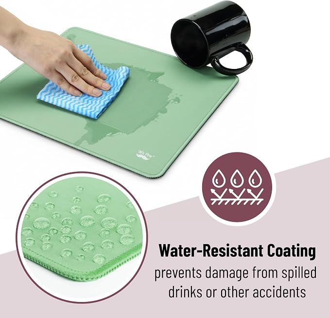 Mr. Pen- Mouse Pad with Anti-Fray Stitched Edges, 12.5"x 10.5", 2 Pack | Light - Image 5