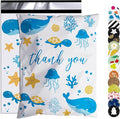 Thank You Poly Mailer 10x13 Inch 100 Pcs, Waterproof and Tear-Resistant by JOWLROEL