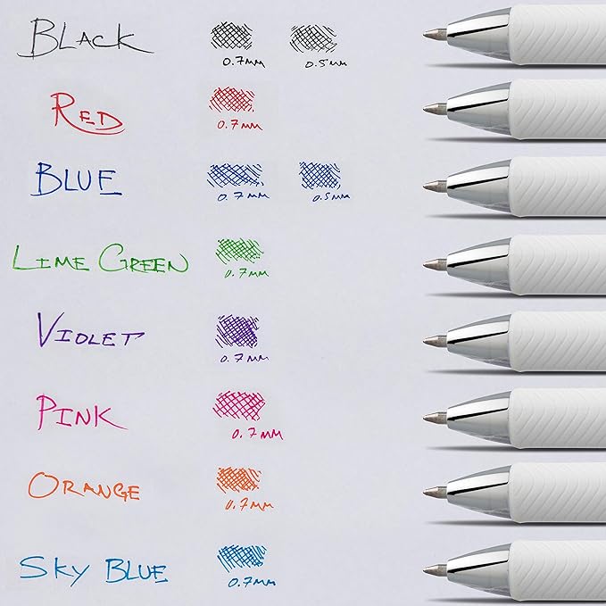 Pentel EnerGel Pearl Retractable Gel Pen, Metal Tip, Medium Point - Image 6