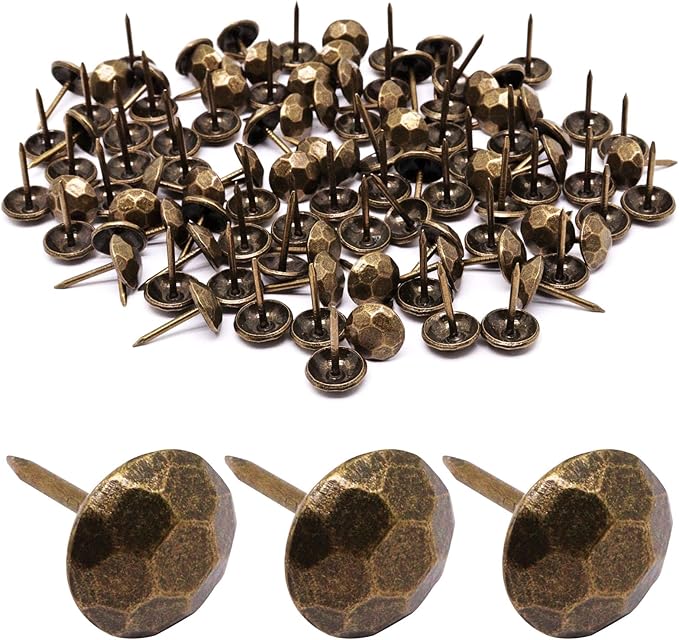 100pcs Upholstery Tacks, Metal Upholstery Nails by Unknown
