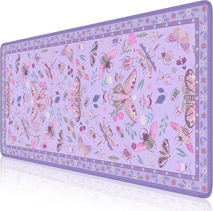 iCasso Purple Large Mouse Pad, Desk Matt by iCasso