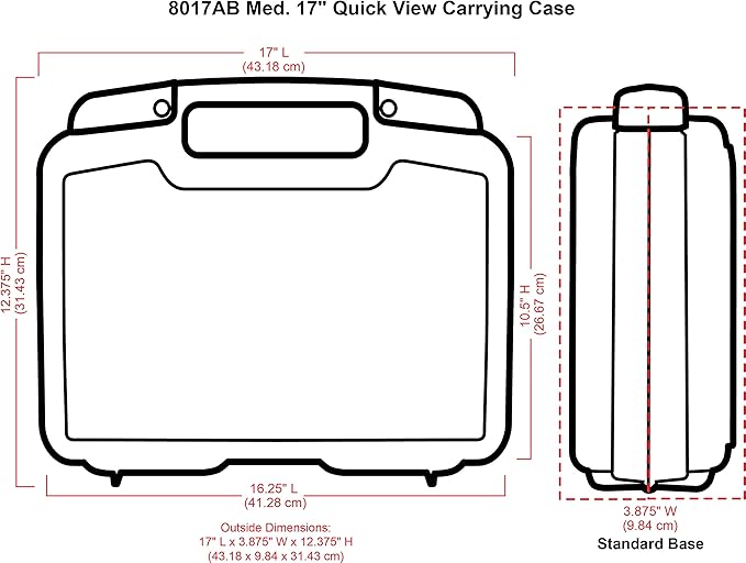 ArtBin 17 inch 8017AB Quick View Carrying Case, Portable Art & Craft Organizer - Image 3