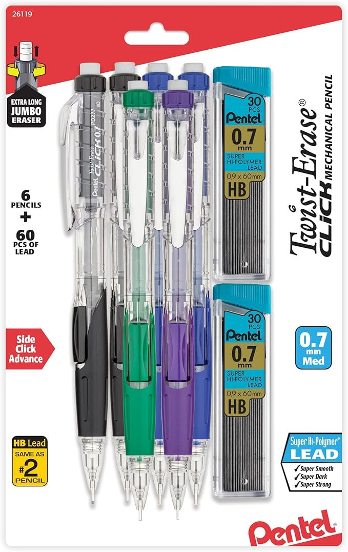 Pentel Twist-Erase Click Mechanical Pencil by PentelofAmerica