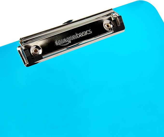 Amazon Basics Colorful, Lightweight Plastic Clipboards, Letter Size - Image 3