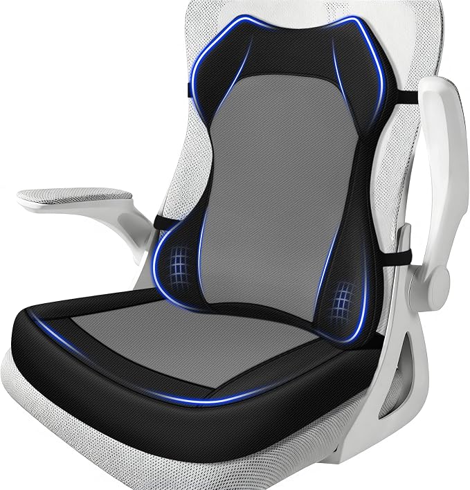 Seat Cushion, Lumbar Support Pillow by JIPORIER