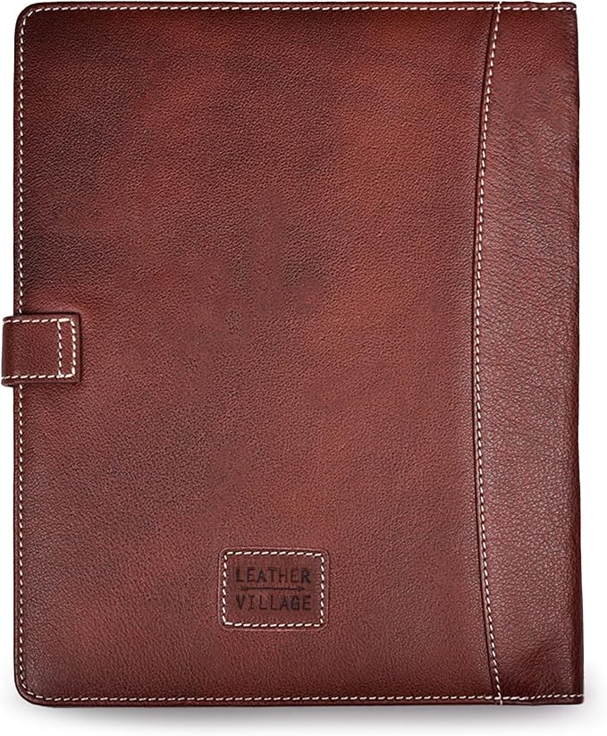 Leather Village Leather Portfolio Organizer - Image 6