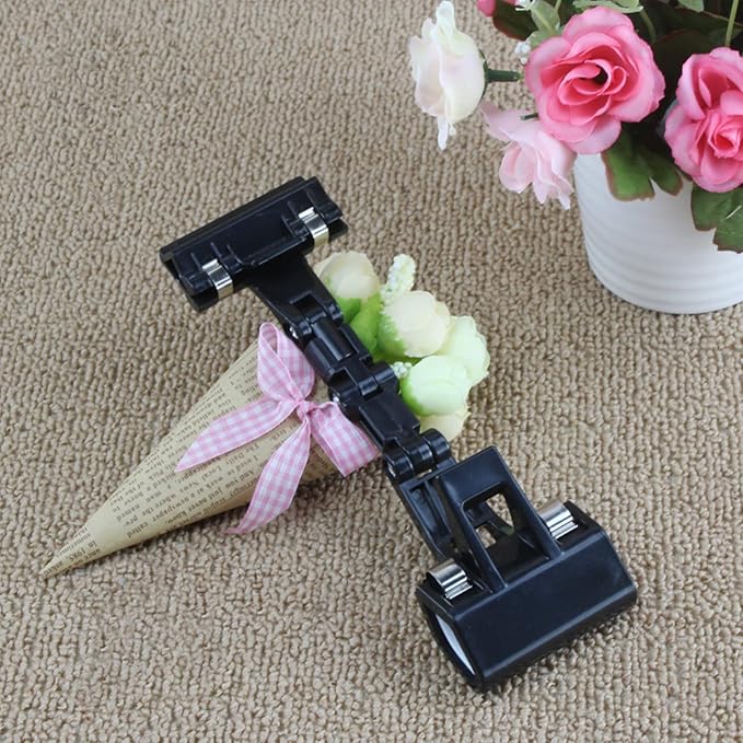 Adjustable Document Holder for Typing, Rotatable Paper Copy Office Clip | - Image 2