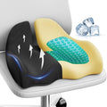 Benazcap Large Cooling Gel Memory Foam Seat Cushion by Benazcap