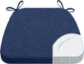 AAAAAcessories D-Shaped Chair Cushions, Machine-Washable Cover by AAAAAcessories