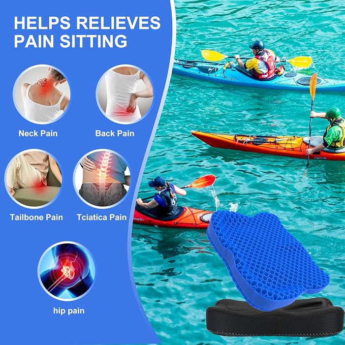 Thicken 19.7in Seat Cushion, Gel Seat Cushion - Image 6