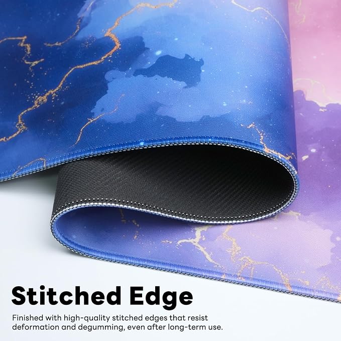 Desk Mat, Big Desk Pad, 31.5x11.8 Inches Extended Big Gaming Mouse Pad - Image 4