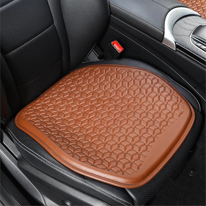 Thin Gel Seat Cushion for Car Seat, Office Chair, Wheelchair, Golf Cart by Binsheo