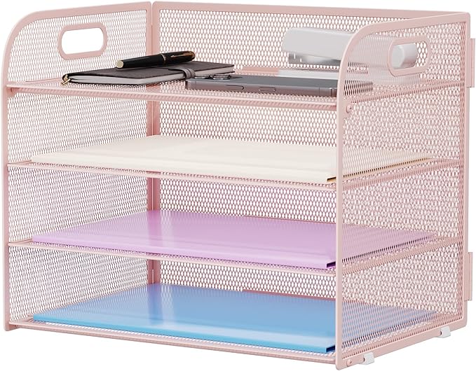 Marbrasse 4 Tier Paper Organizer Letter Tray by Marbrasse