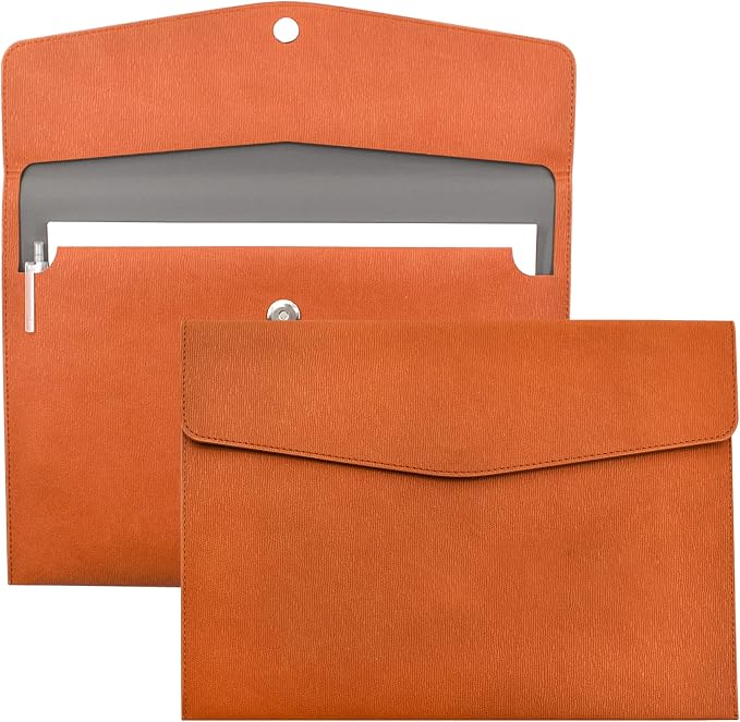 VANRA 1 Piece PU Leather Envelope File Folders A4 Paper Document Filing by VANRA